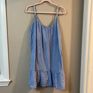 Motherhood Maternity Blue Nightgown with Nursing Straps